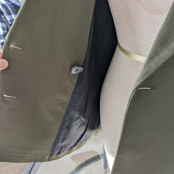 Derek Lam 10 Crosby Olive Walter Double Breasted Suit Jacket - Picture 10 of 16